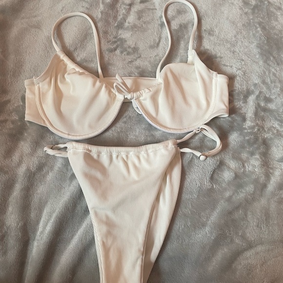 White SHEIN bathing suit - Picture 1 of 3